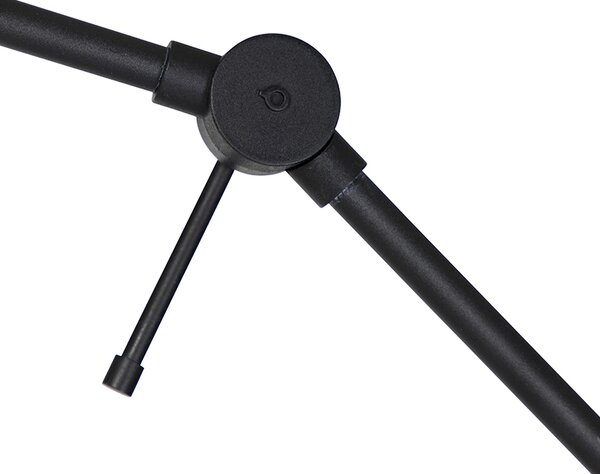 Stojací lampa s ramenem černá - Editor