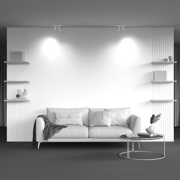 Maytoni Moderní stropní svítidlo FOCUS S, v. 12 cm, 2xGU10 Barva: Černá
