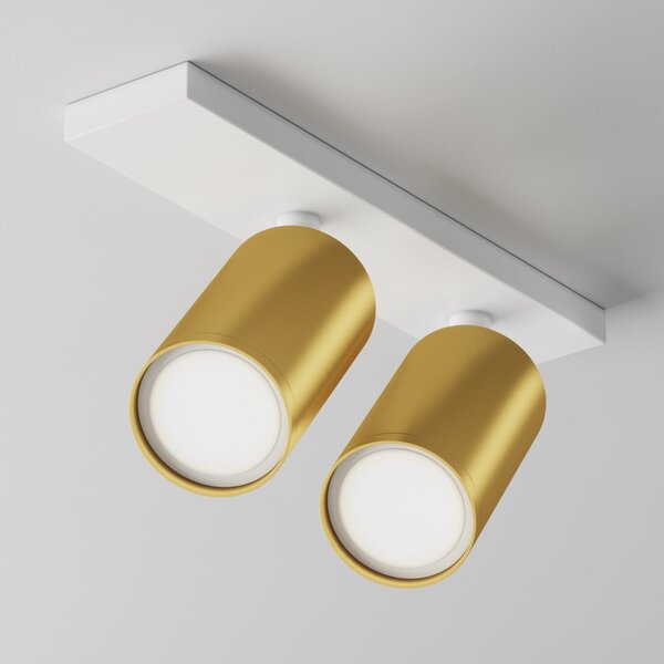 Maytoni Moderní stropní svítidlo FOCUS S, v. 12 cm, 2xGU10 Barva: Černá