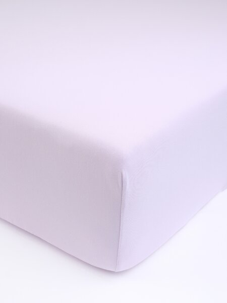 MK Lůžkoviny Jersey prostěradlo s elastanem 140 × 200 cm – lila