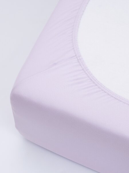 MK Lůžkoviny Jersey prostěradlo s elastanem 140 × 200 cm – lila