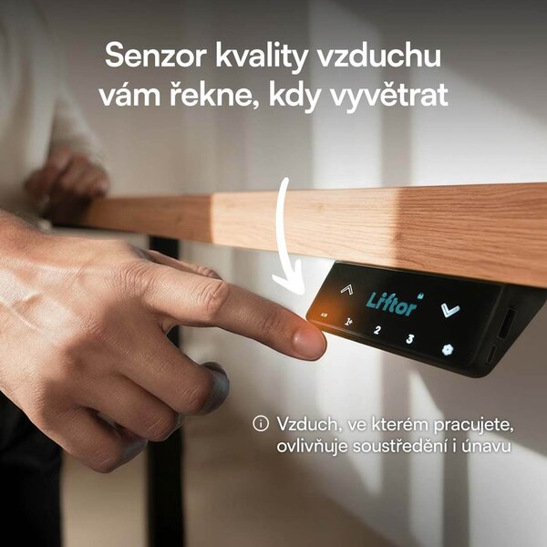 Výškově nastavitelný stůl Liftor Expert, , elektricky polohovatelný