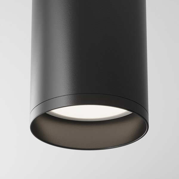 Maytoni Moderní stropní svítidlo FOCUS, v. 13 cm, 1xGU10 Barva: Černá
