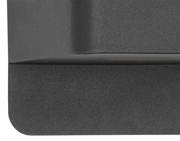 Moderní nástěnné svítidlo černé vč. LED s USB a vypínačem - Ted