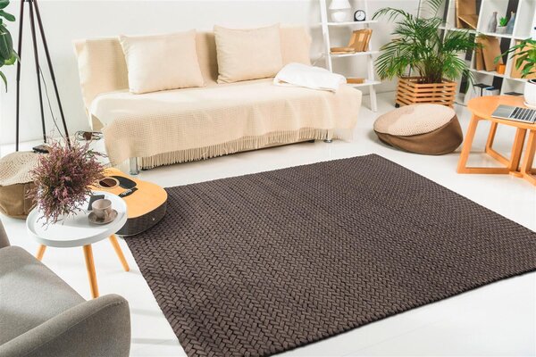 KOBEREC TKANÝ NA PLOCHO, 80/150 cm šedá Kayoom - Online Only koberce & rohožky, Online Only