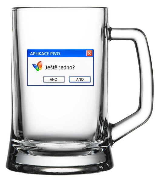 APLIKACE PIVO - pivní sklenice 0,5 l