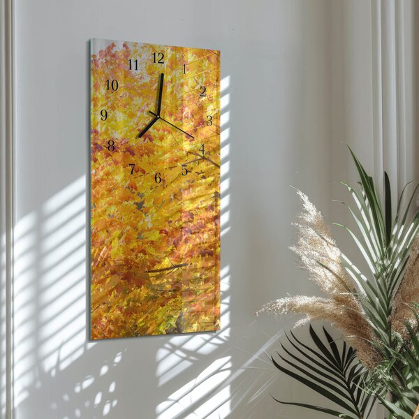 Skleněné hodiny vertikální Strom zsppc-30x60-00173266