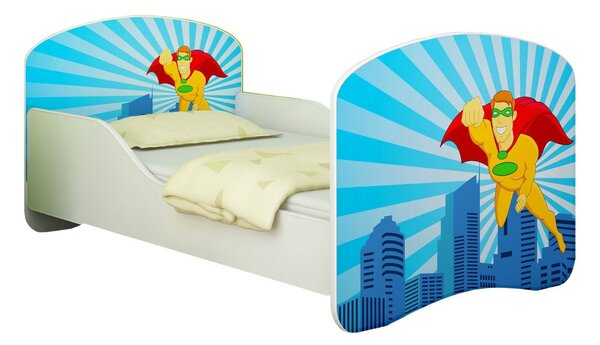 Dětská postel - Superhrdina 140x70 cm