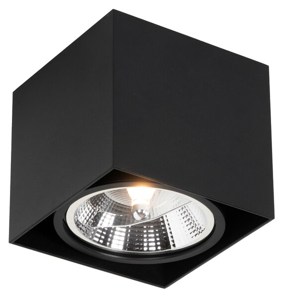 Designové bodové světlo černé čtvercové AR111 - Box