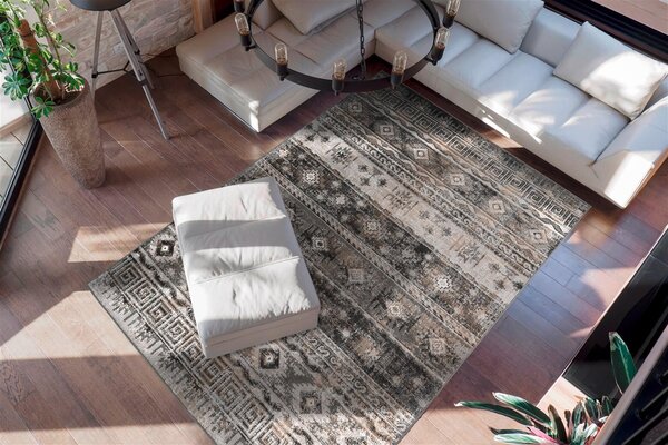 KOBEREC TKANÝ NA PLOCHO, 80/150 cm šedá Kayoom - Online Only koberce & rohožky, Online Only