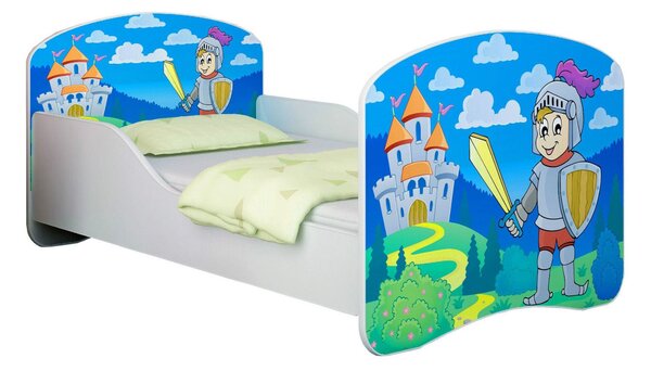 Dětská postel - Rytíř 140x70 cm