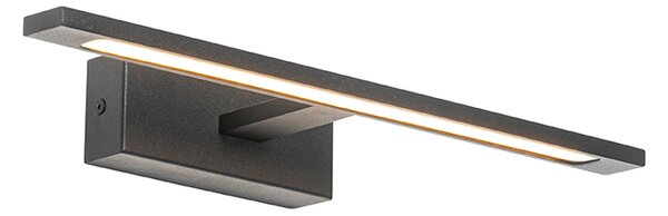 Moderní nástěnné svítidlo černé 41,5 cm vč. LED IP44 - Jerre
