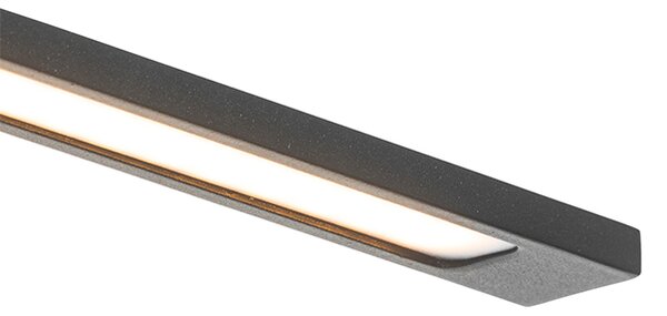 Moderní nástěnné svítidlo černé 41,5 cm vč. LED IP44 - Jerre