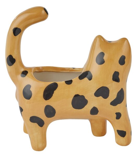 LITTLE LEO Mini váza leopard