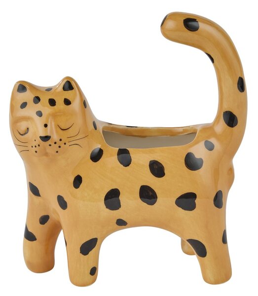 LITTLE LEO Mini váza leopard