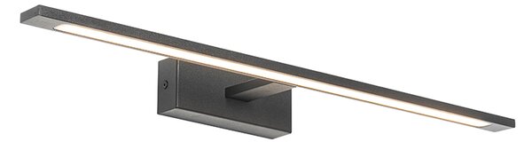 Moderní nástěnné svítidlo černé 62 cm vč. LED IP44 - Jerre