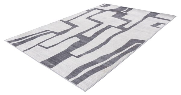 KOBEREC TKANÝ NA PLOCHO, 80/150 cm barvy stříbra Kayoom - Online Only koberce & rohožky, Online Only