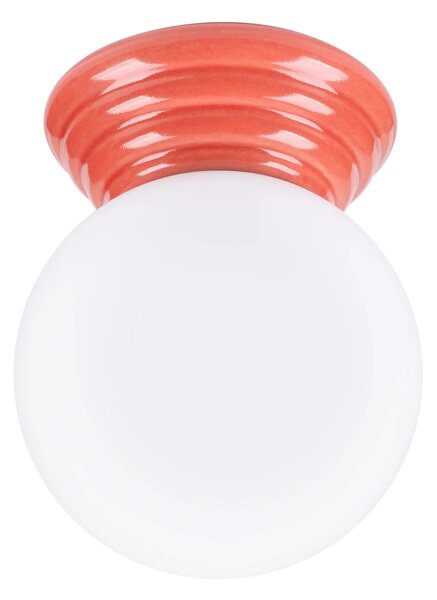 Nástěnné svítidlo Zori, 1x bílé skleněné stínítko, p