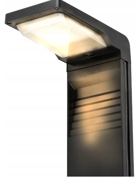 SADA 4 solárních LED zahradních lamp na zahradní sloupky se senzorem soumraku