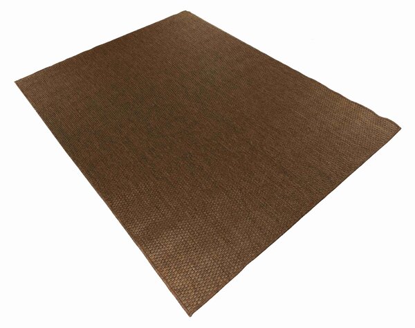 Makro Abra Kusový koberec venkovní Sisal CORDA 1001 1 303 Jednobarevný hnědý Rozměr: 80x150 cm