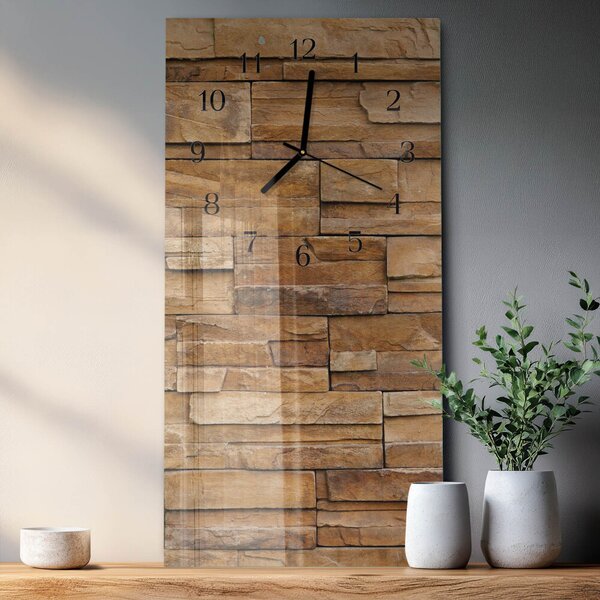 Skleněné hodiny vertikální Slínek zsppc-30x60-00179732