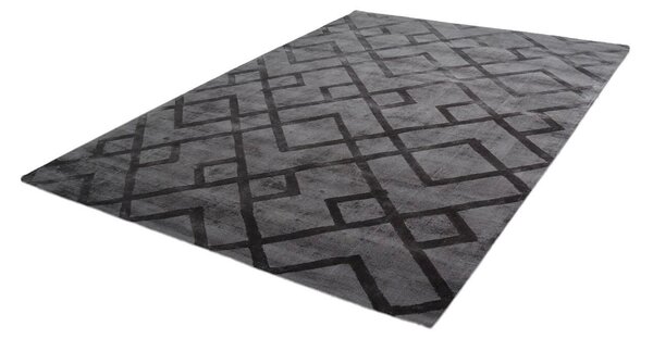TKANÝ KOBEREC, 80/150 cm antracitová, šedá Kayoom - Online Only koberce & rohožky, Online Only