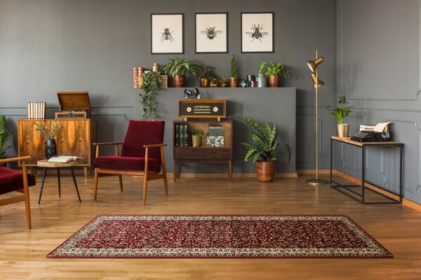 Makro Abra Koberec běhoun klasický ROYAL ADR 1745 bordó Rozměr: 70x200 cm