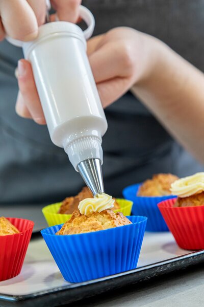 Zdobička na dort KitchenCraft se 6 nástavci KCICING6