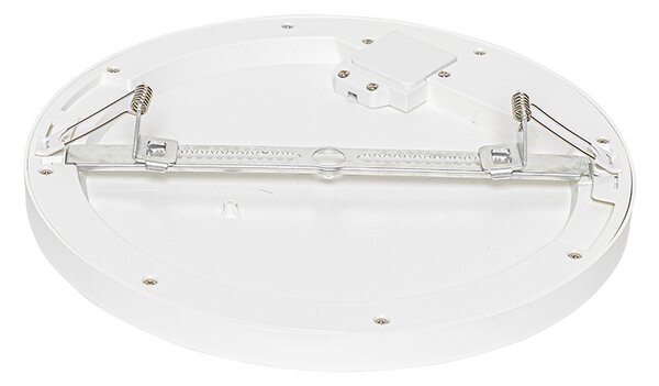 Sada 6 zapuštěných nebo povrchových bodových světel bílá 30 cm vč. LED 3-krokové stmívání do teplé - Trans