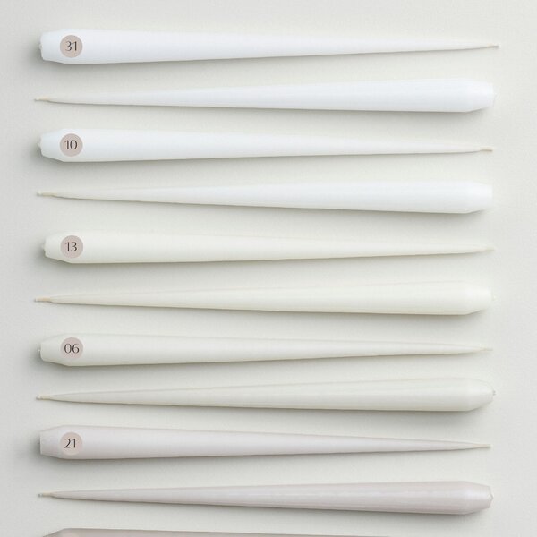 Svíčka Taper 32 cm – 13 Elderflower – set 2 ks