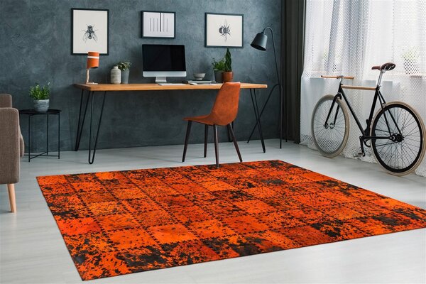 TKANÝ KOBEREC, 120/170 cm oranžová Kayoom - Online Only koberce & rohožky, Online Only