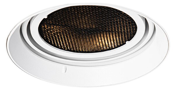 Moderní zapuštěné bodové světlo bílé GU10 AR111 kulaté bez rámečku - Oneon Honey