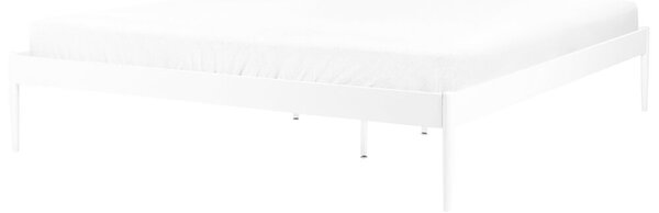 Manželská postel 180 cm Beliani Victoire (bílá) (s roštem). 1076356