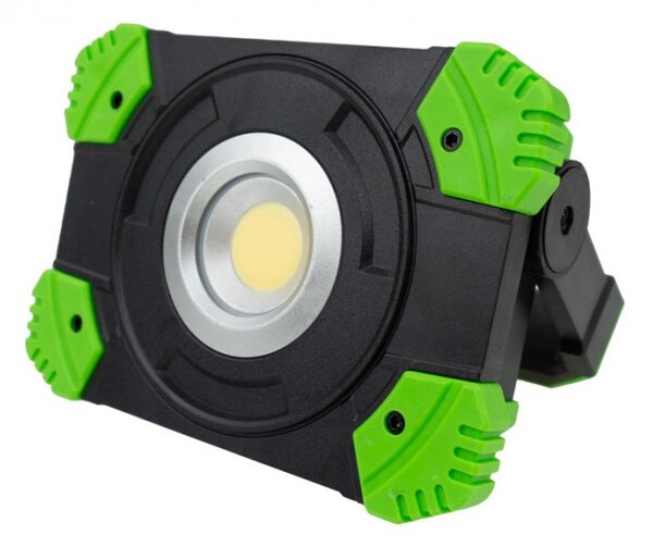 LED reflektor 10W 5000K přenosný - dobíjecí
