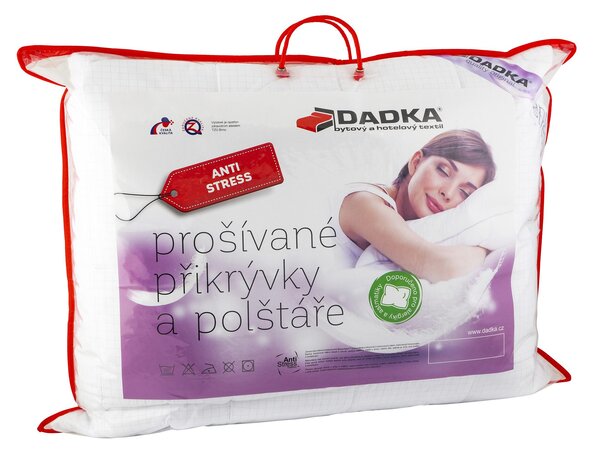 Luxusní přikrývka určená pro celoroční období. Na výrobu přikrývek je použitý povlakový materiál - Tkanina Anti Stress-fabric™ s antibakteriálními vlastnostmi. Rozměr přikrývky 135x200 cm. Hmotnost 1,9 kg. Barva bílá