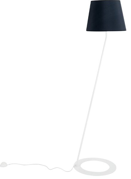Nordic Design Černá kovová stojací lampa Shadow