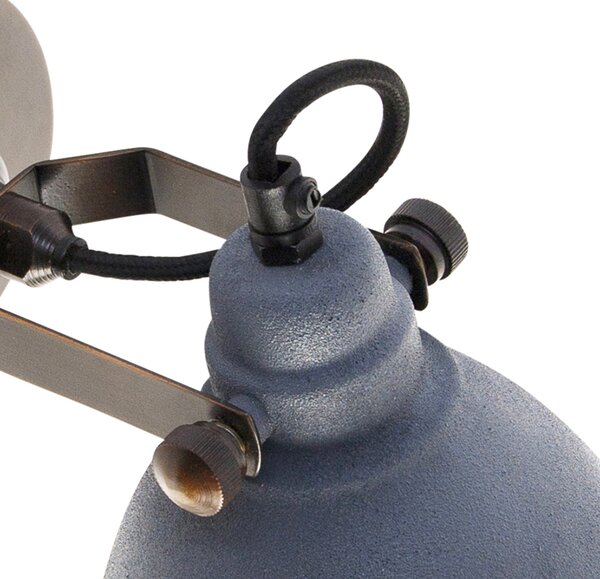 Průmyslová nástěnná lampa betonová s mědí nastavitelná - Liko