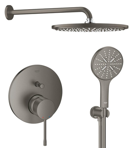 Sada hlavová sprchá s ramenem Grohe Rainshower 26066AL0, vanová baterie Grohe Essence 24058AL1, 26574AL0, 26658AL0, 28362A01