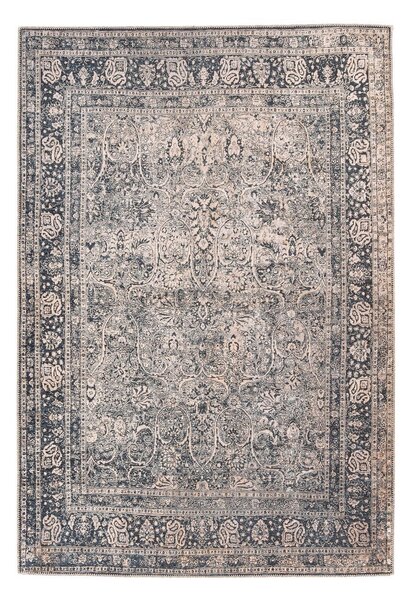 KOBEREC TKANÝ NA PLOCHO, 150/230 cm vícebarevná, černá Kayoom - Online Only koberce & rohožky, Online Only