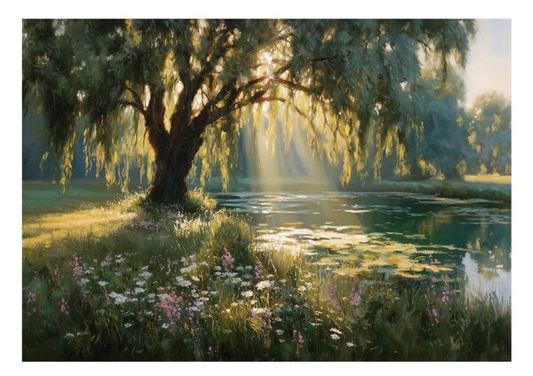 Obraz 113x85 cm Sunlit Willow – Styler