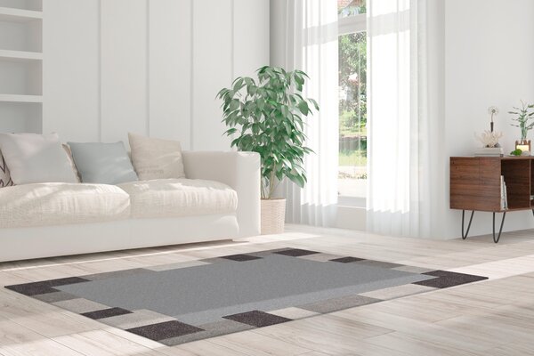 TKANÝ KOBEREC, 70/140 cm šedá, šedohnědá Kayoom - Online Only koberce & rohožky, Online Only