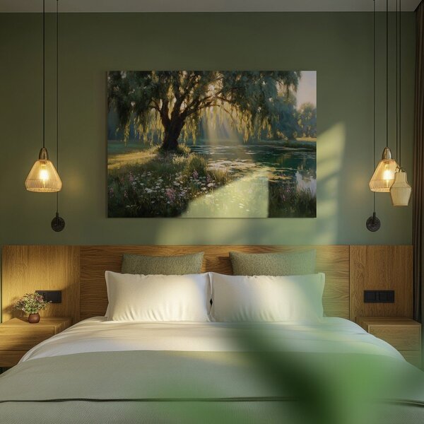 Obraz 113x85 cm Sunlit Willow – Styler