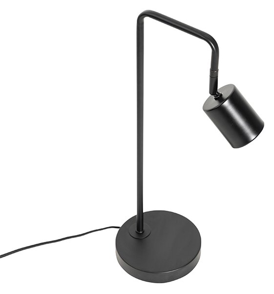 Moderní stolní lampa černá nastavitelná - Java