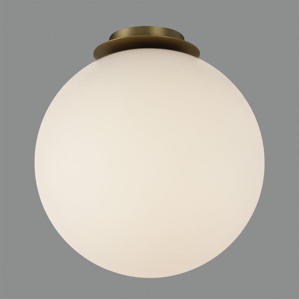 ACB Iluminacion Stropní LED svítidlo PARMA, ⌀ 30 cm, 1xE27 15W, IP44 Barva: Zlatá