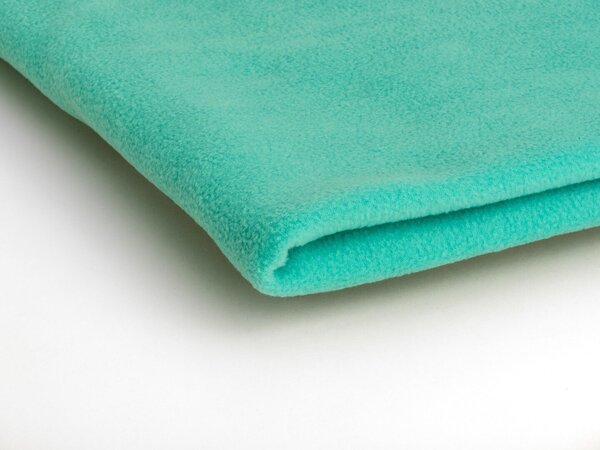 Látka Microfleece barva mentolová 1,55 m x 0,33 m