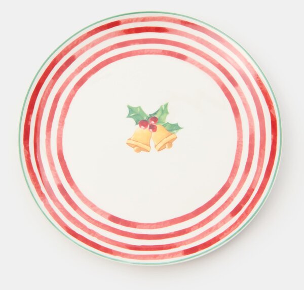 Sinsay - Talíř s vánočním motivem - červená