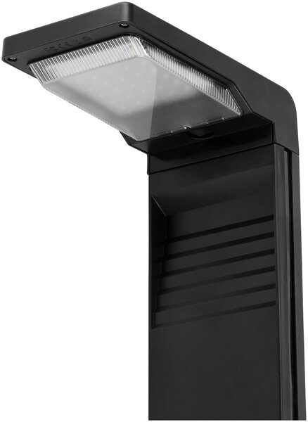 Solární LED zahradní lampa na zahradní sloup se senzorem soumraku
