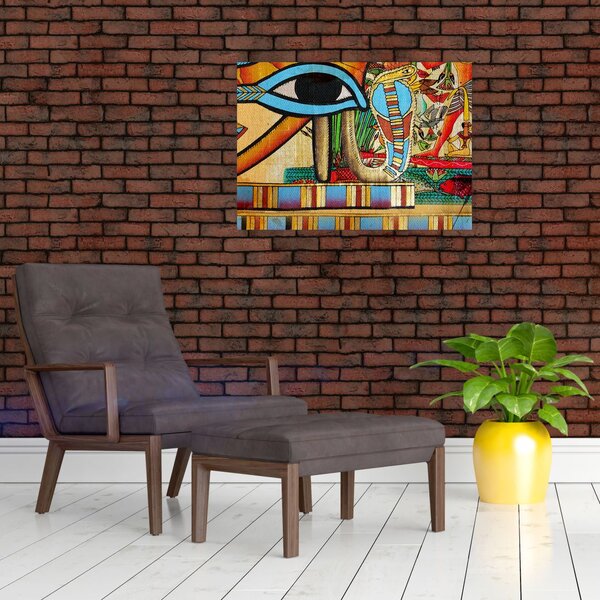 Obraz s egyptskými motivy (70x50 cm)