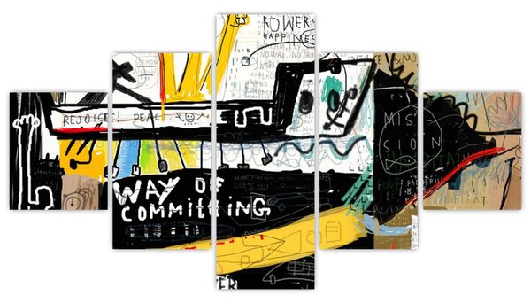 Obraz - Graffiti (125x70 cm)