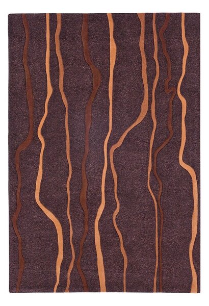 KOBEREC TKANÝ NA PLOCHO, 70/140 cm oranžová, šedohnědá Kayoom - Online Only koberce & rohožky, Online Only